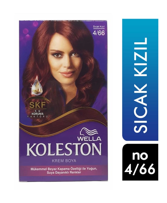 Koleston Kit Saç Boyası sicak kizil 4 66