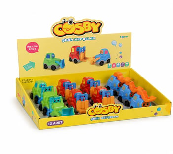 Cosby Oyuncak Şirin Kepçeler 12 Adet