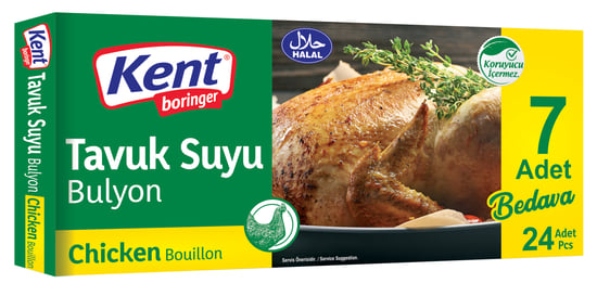 Kent Boringer Tavuk Bulyon Tablet 10 G *17+7 Bedava