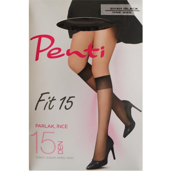 Penti Dizaltı Fit 15 Den Siyah Çorap