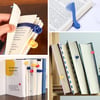 Buffer® 3’lü Otomatik Kitap Ayıracı – Akıllı Silikon Yer İmi Klips Seti, Okuma Severler İçin Pratik