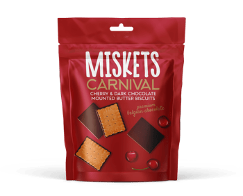 Miskets Vişneli Mini Petibör 50g (12’li Kutu)