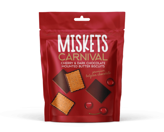 Miskets Vişneli Mini Petibör 50g (12’li Kutu)