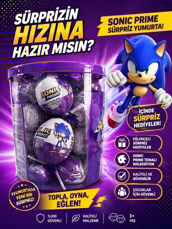 Sonıc Prime Surprise Egg 8gr