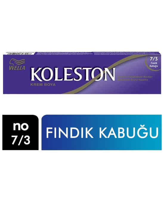 Koleston Saç Boyası Tüp No 7/3 Fındık Kabuğu