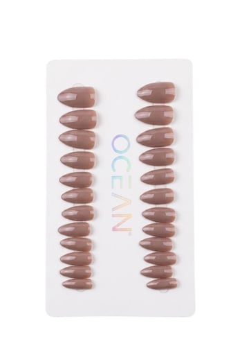 Ocean Profesyonel Takma Tırnak Seti Glazed Chocolate Ebay-212