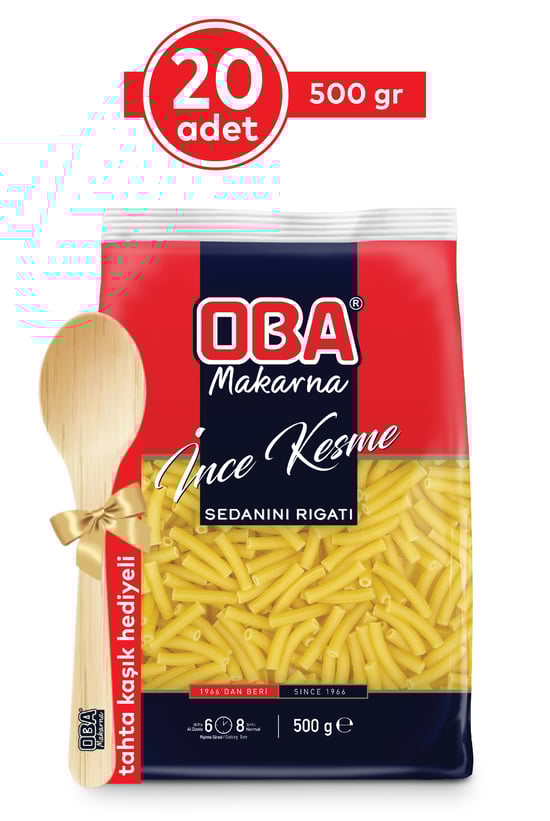 Oba Makarna İnce Kesme 500 Gr * 20 Adet