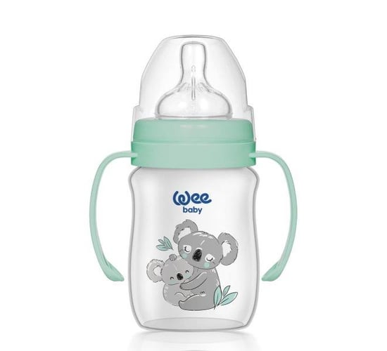 Wee Baby Safari Kulplu Pp Biberon 150 Ml 0-6 Ay (no:2 Geniş Ağızlı Biberon Emziği Hediye)