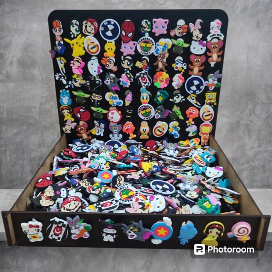 Colours Accessories Standlı Terlik Süsü Karışık (2000 Adet)