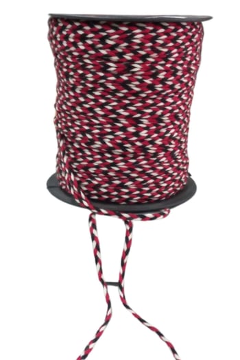 Bileklik İpi, Hediye Paketleme İpi, Şans, Bereket, Aşk, Şifa, Güç 10 Mm Pamuk 10 Metre Kırmızı