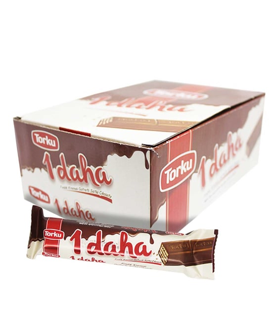Torku 1 Daha Fındık Kremalı Sütlü Çikolata 41 gr 24'lü Paket
