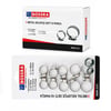 Bossra Bsr-372 ( 10pcs ) Metal Hortum Kelepçesi Set ( 2 Şer Adet= 8-18mm - 11-20mm - 13-23mm - 18-25mm - 14-27mm )