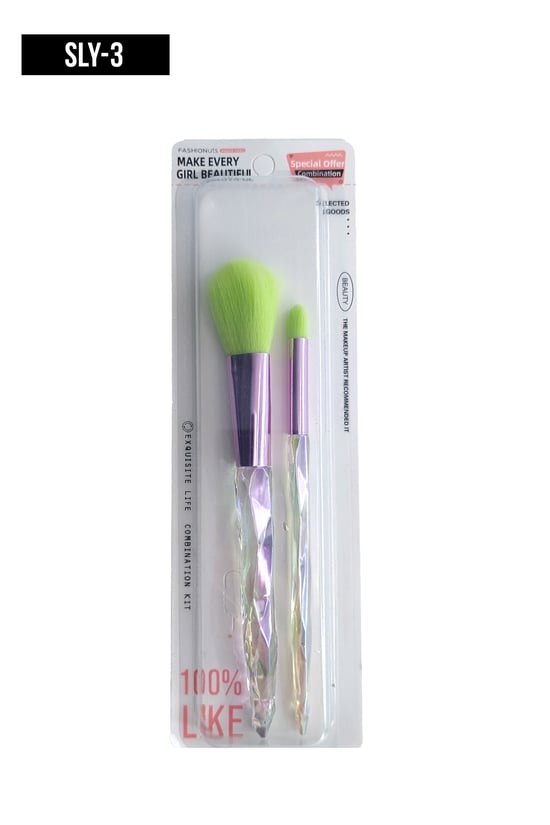 İthal Aksesuar 2'li Makyaj Fırçası Seti Sly-3