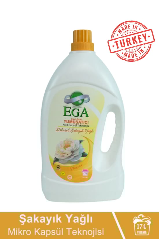 Ega Kimya Aktif Kapsül Teknolojili Şakayık Çamaşır Yumuşatıcısı 4100 ml 172 Yıkama