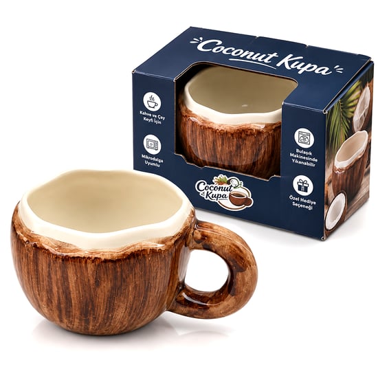 Yakut-6066 ( Coconut ) Seramik Kupa Bardak