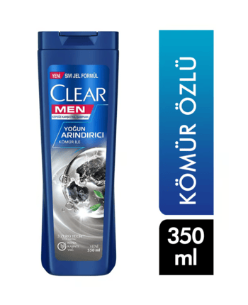 Clear Samp.350ml Men Y.arındırıcı Komur *5 (plt-350)