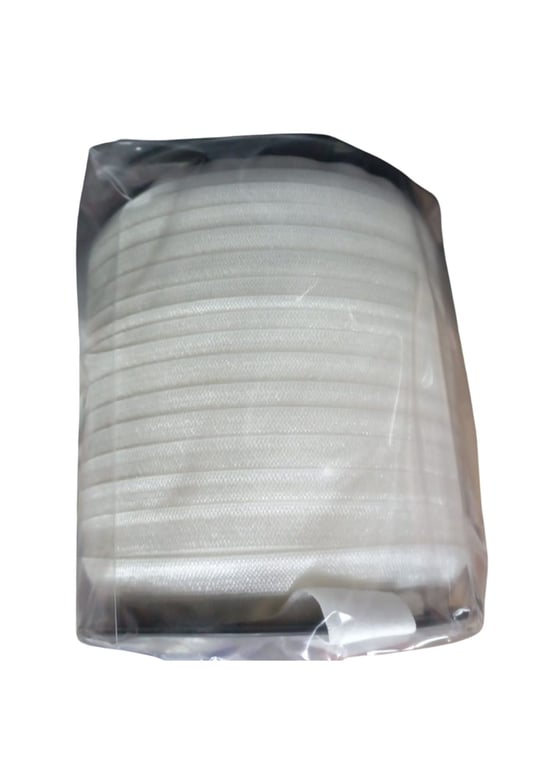 Çamaşır Lastiği Düz 1 Cm 1 Metre Ekru