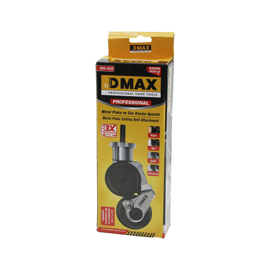 Dmax Dmx-4689 (matkapa Tak Kullan) Metal Plaka & Sac Kesme (aparatı) (0.2-1.5mm Kalınlıklara & Tüm Matkaplara Uyumlu)