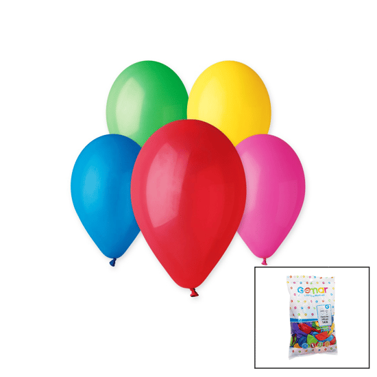 Gemar-g90 14/a Renkli Klasik Balon #080 ( 10'' & 26cm & 100pcs )
