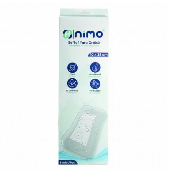 Nimo Şeffaf Yara Örtüsü 10 X 35cm 5li 1 Paket
