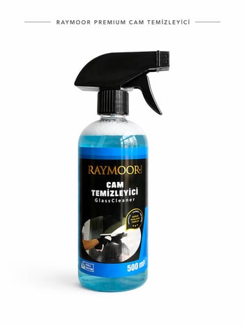 Raymoor Premium Cam Sil | Oto Cam Temizleyici ve İz Bırakmayan Cam Temizleme Spreyi