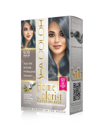 Sea Color Home Colorist Set Boya 9.18 Pastel Kül