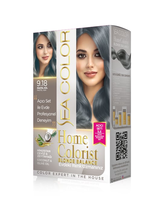 Sea Color Home Colorist Set Boya 9.18 Pastel Kül