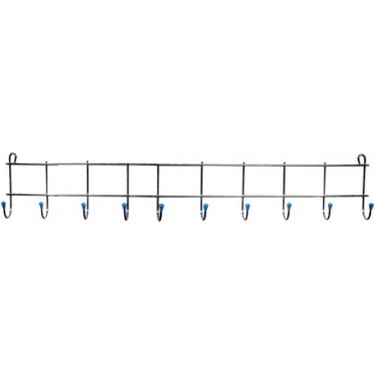 Kral Kr-07 Metal 10 Kollu Düz Duvar Askısı