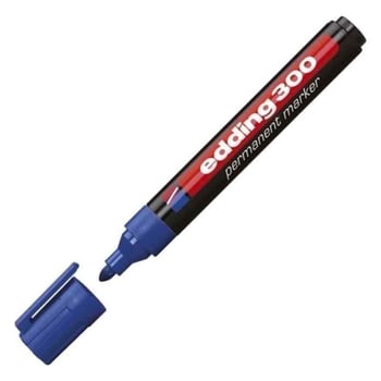 Edding E-300 Permanent Markeryuv. Uç 1.5-3mm Mavi