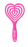 Proco Beauty Lovebrush - Soft Touch - Esnek Kalp Saç Fırçası (mor, Koyu Pembe, Kırmızı)