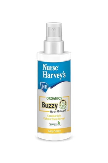 Nurse Harveys Organic Buzzy Çocuklar için Esansiyel Yağlar İçeren Body Spray 175
