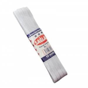 Sağlam ( Beyaz ) ( Yassı ) ( No-3 ) ( 10mt ) Don Lastik