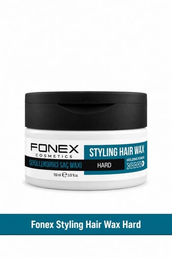 Fonex Styling Hair Wax Hard Parlak Mavi Parfüm Kokulu 150 Ml