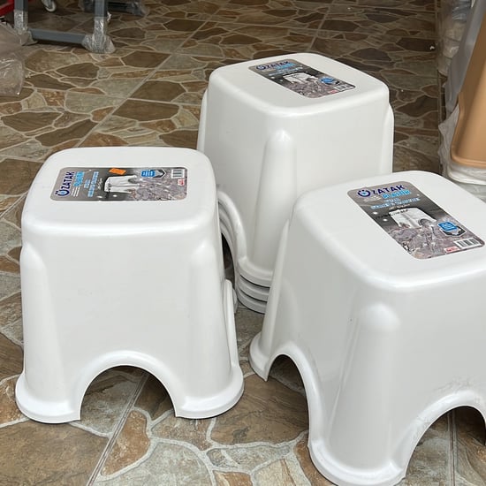 Özatak Star Banyo Taburesİ-beyaz-mavİ-pembe