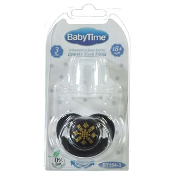 Babytime Emzik Kiraz Uçlu Desenli No:154