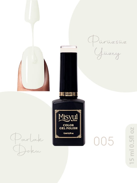 Misyul Uv Led Kalıcı Oje Nail Art 15 Ml 005