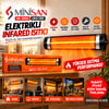 Minisan Sr-3000 ( Ufo Tipi ) Elektrikli Isıtıcı Infared Soba ( 3000w )