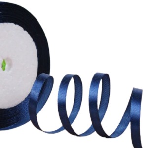 P Parla Saten Kurdele 3 cm 10 Metre Lacivert