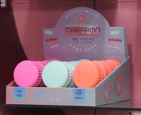 ProCo Beauty Makaron Saç Fırçasi Kaynak Saçlara Özel Seri - Havalı Neon  -  Mercan, Pembe, Nane Yeşili