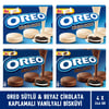 Oreo 2 Paket Sütlü & Beyaz Çikolata Kaplamalı 2 Paket Vanilyalı Bisküvi 246 Gr 4'lü Paket