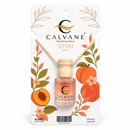 Calvane Perfume Premium Oto/araç Ayna Kokusu 8 Ml | Şeftali