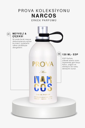 Prova Narcos Edp Çiçeksi Meyveli Erkek Parfüm 120 Ml