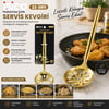 İ22-451 ( 27cm ) ( Altın & Gold ) ( Metal ) ( Servis Kevgir )