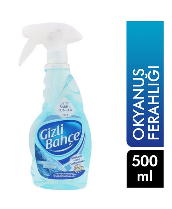 Eyüp Sabri Tuncer Yeni Nesil Oda Spreyi 500 Ml Okyanus Ferahlığı 500 Ml Pet Şişe