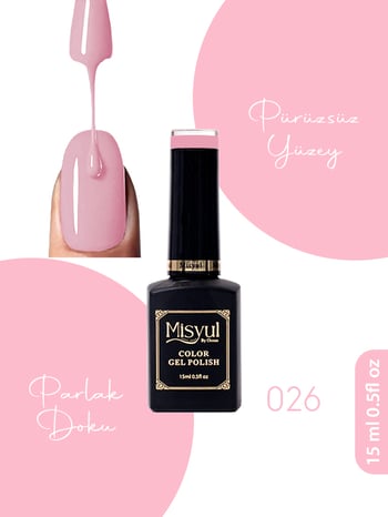 Misyul Uv Led Kalıcı Oje Nail Art 15 Ml 026