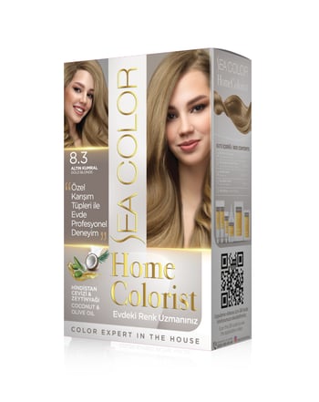 Sea Color Home Colorist Set Boya 8.3 Altın Kumral