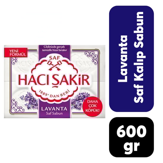 Sabun Hacı Şakir Lavanta Kalıp Sabun 600 Gr
