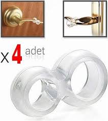 Burçin Erk-044 ( 4pcs ) ( Şeffaf Silikon Plastik ) Kapı Pencere Stoperi