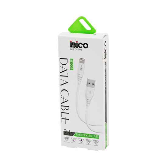 İb-1002 ( Usb To=( İphone ) ( Kablo ) ( 2.4a ) ( Hızlı ) Telefon Şarj & Data Kablosu=1mt ( 2400ma )
