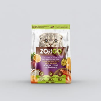 Zongo Kısır Kedi Maması Somonlu 1200gr